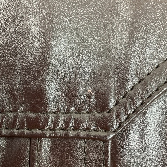 Vintage 70s cowhide leather jacket men’s 44R Montgomery Ward unisex fit - Picture 11 of 13